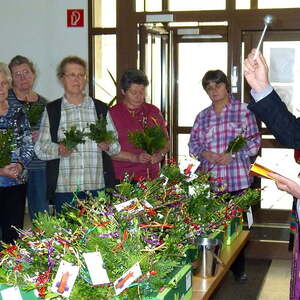Palmbeserl binden