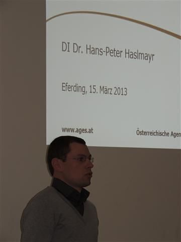 Vortrag von DI Dr. Hans-Peter Haslmayr