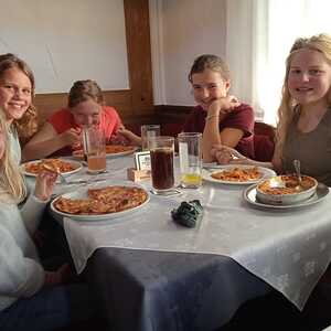 Im kroatisch italienischen Restaurant